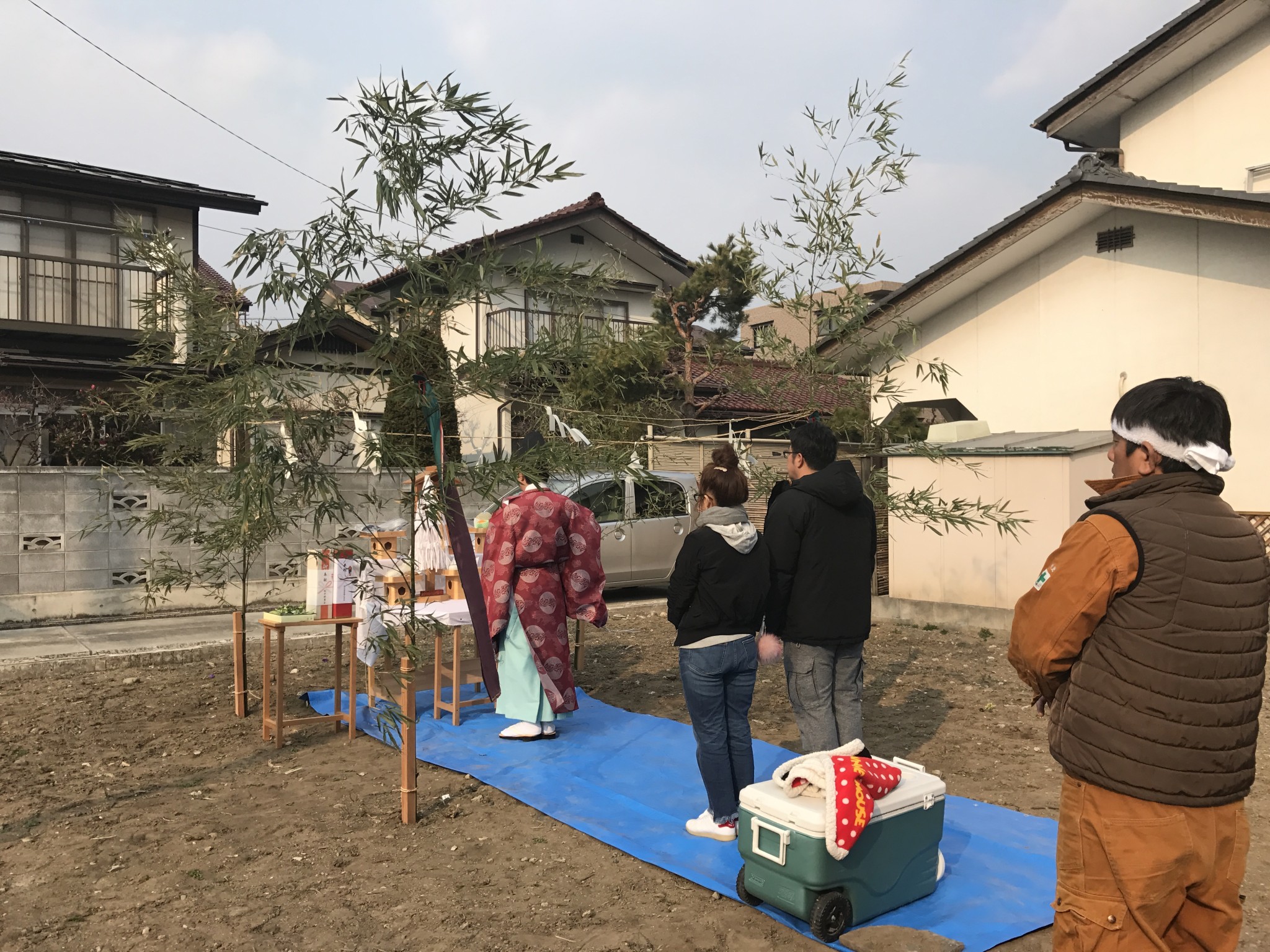 地鎮祭の写真