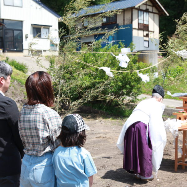 飯山市 Ｓ様邸 地鎮祭を行いました。