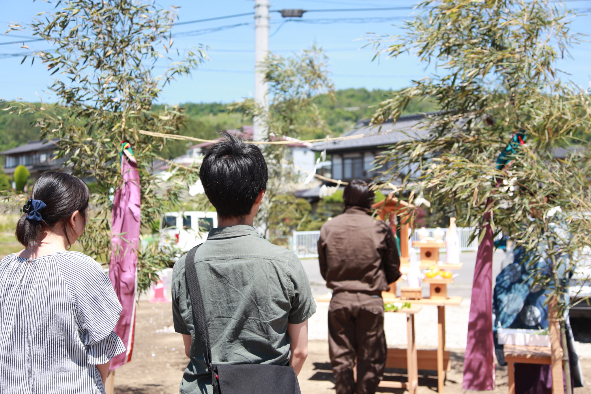 地鎮祭の写真