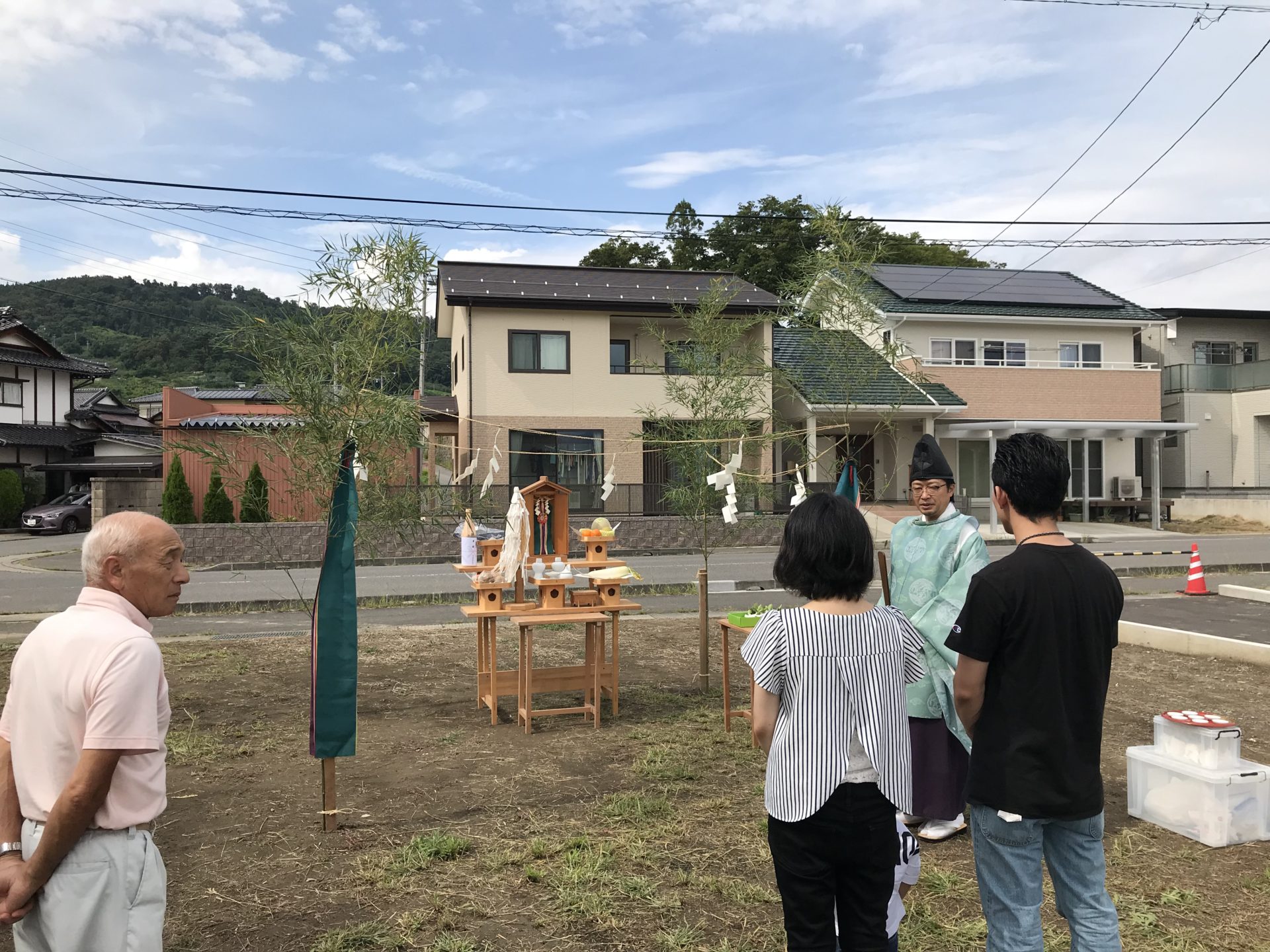 地鎮祭の写真