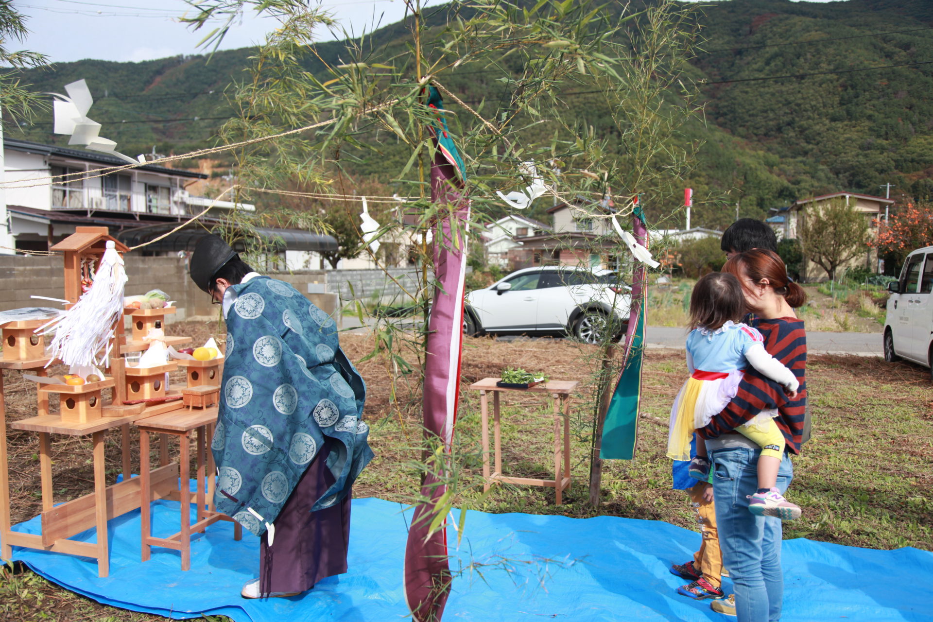 地鎮祭の写真