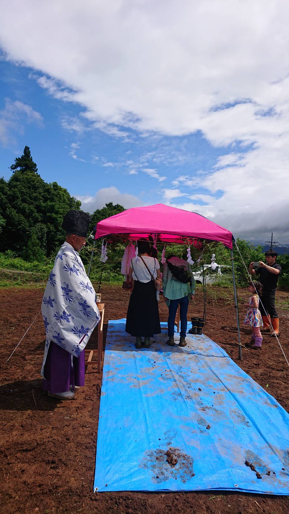 地鎮祭の写真