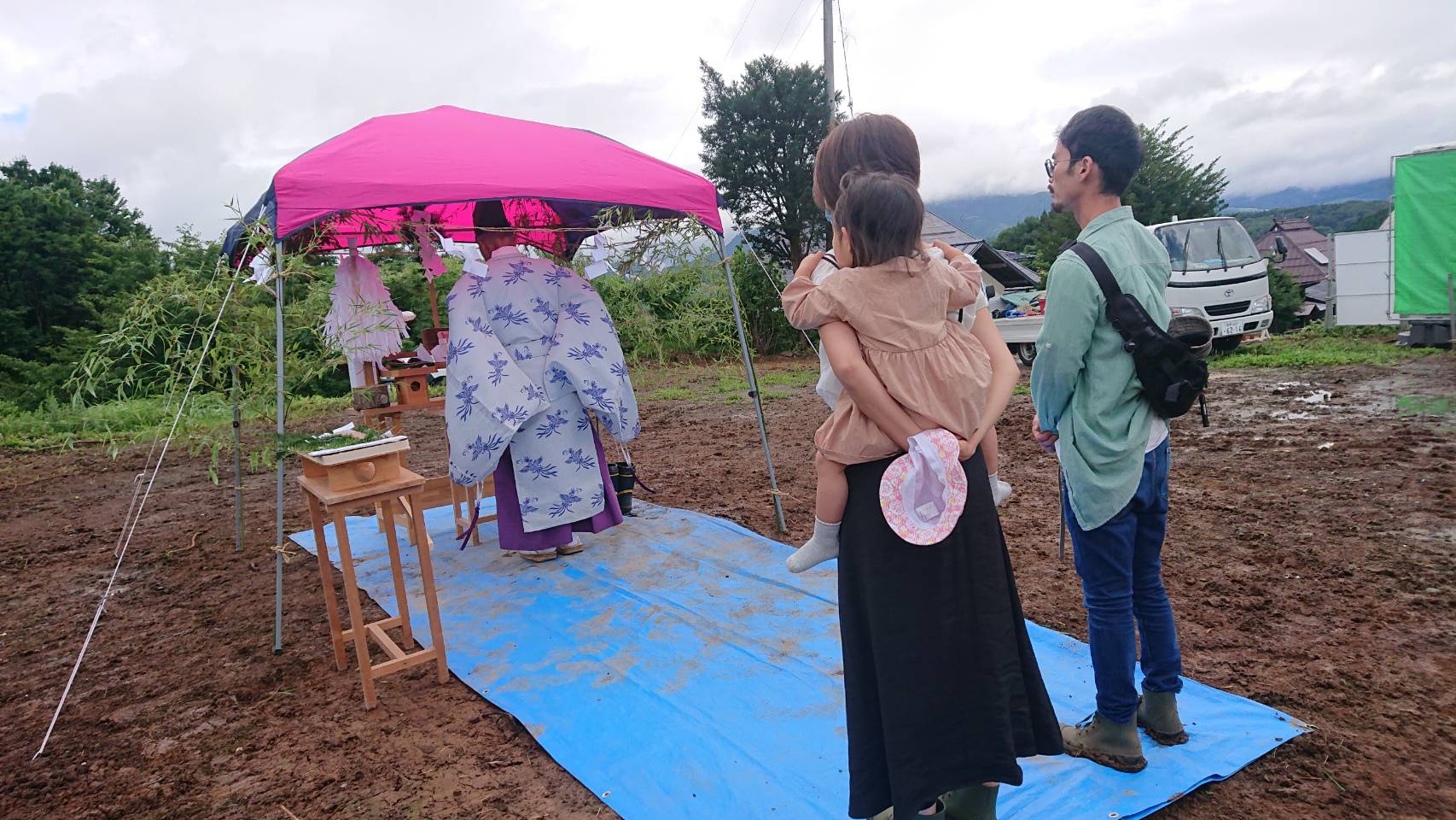 地鎮祭の写真