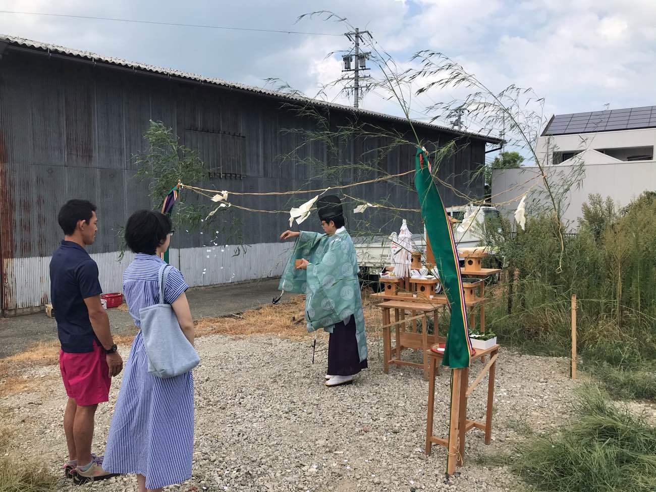 地鎮祭の写真