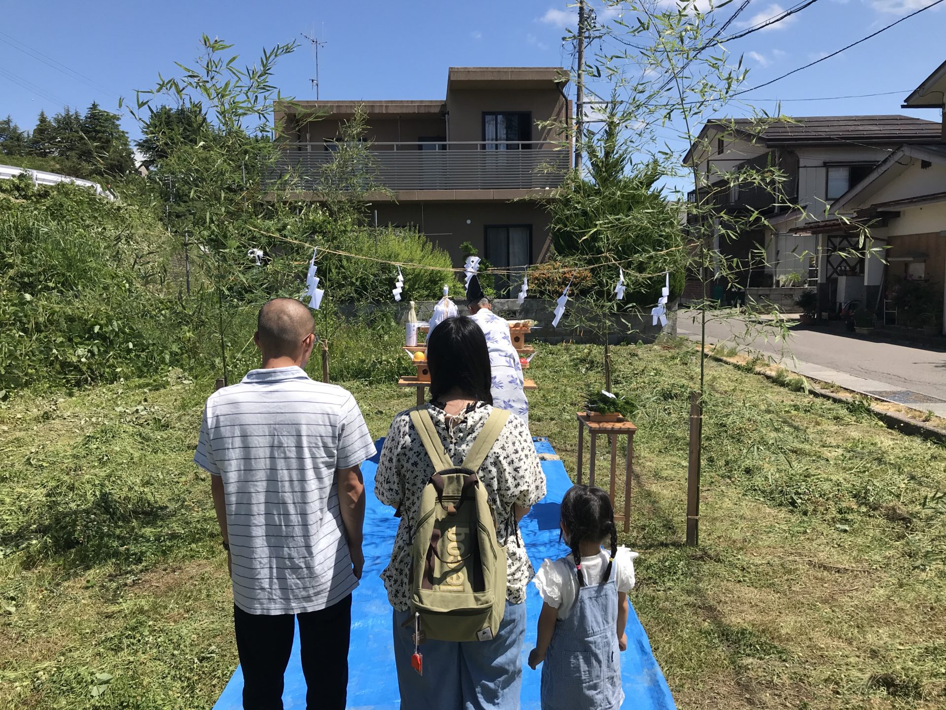 地鎮祭の写真