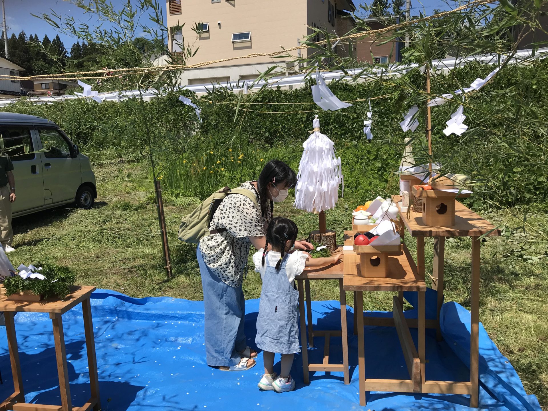 地鎮祭の写真