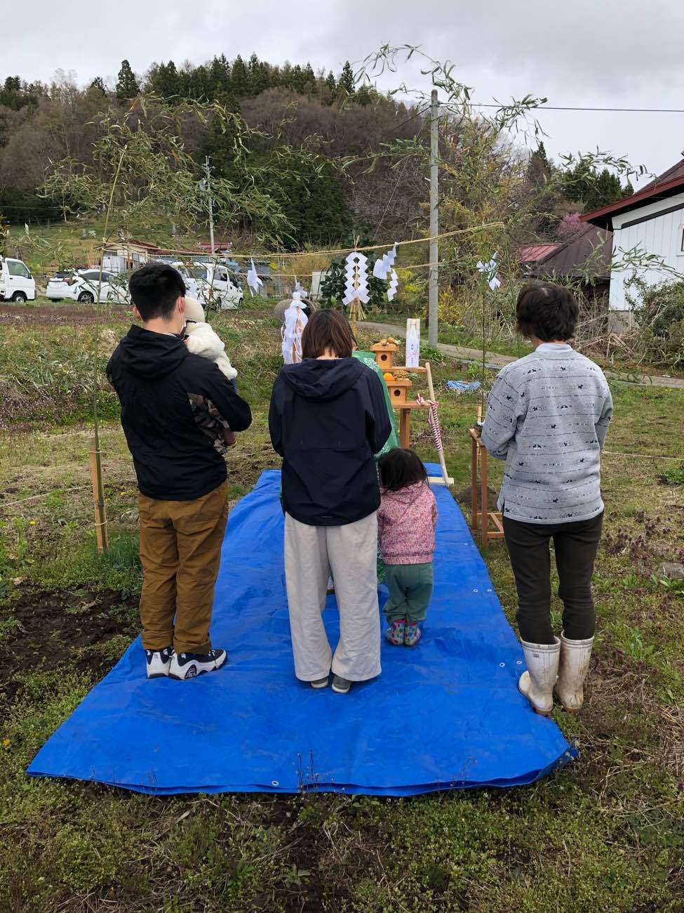 地鎮祭の写真