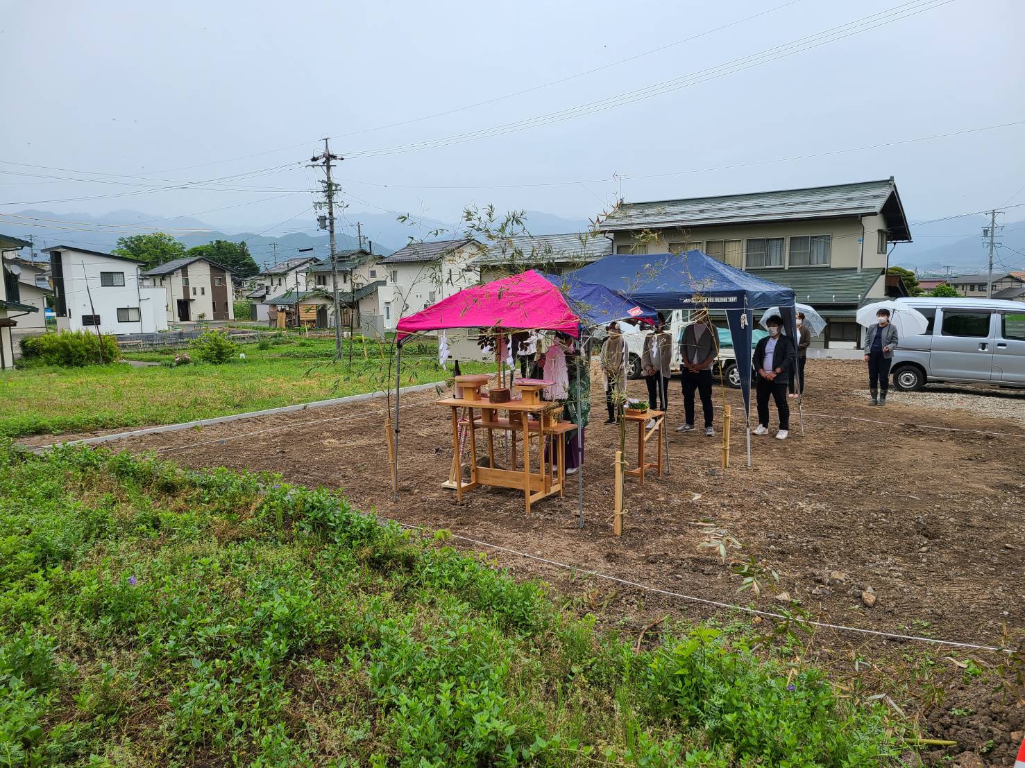 地鎮祭の写真