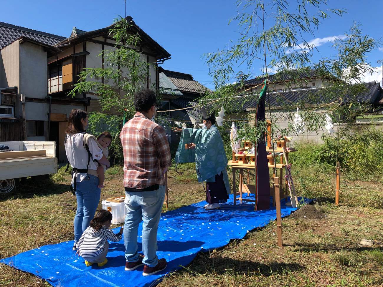 地鎮祭の写真