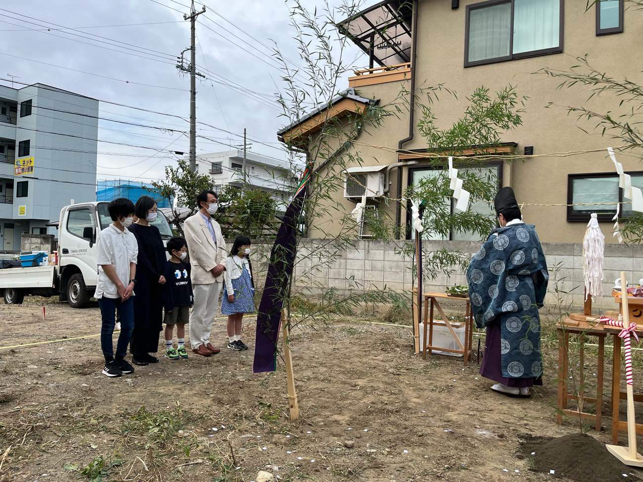 地鎮祭の写真