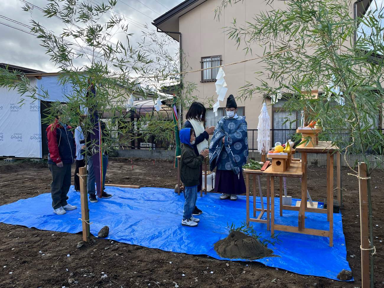 地鎮祭の写真