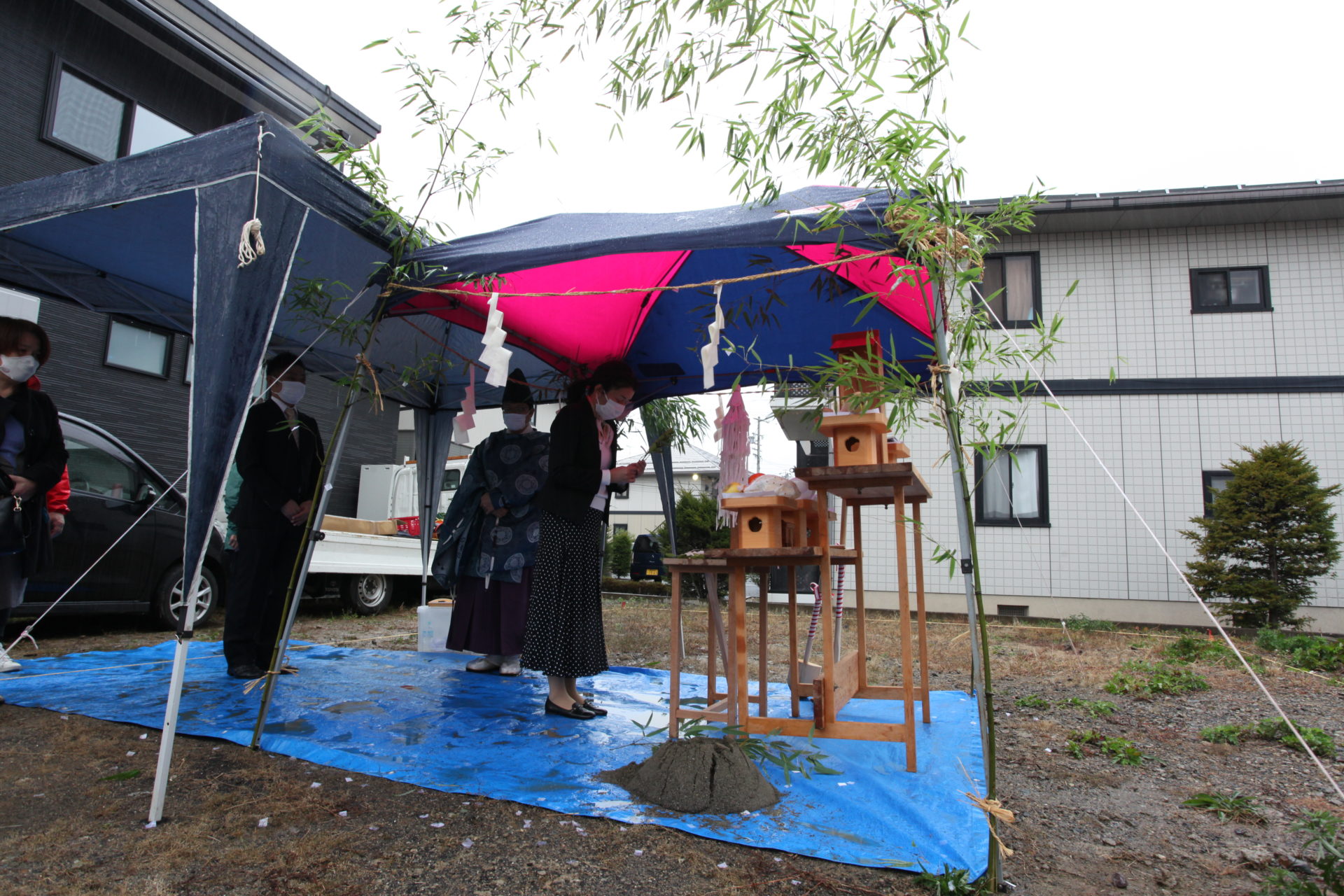 地鎮祭の写真