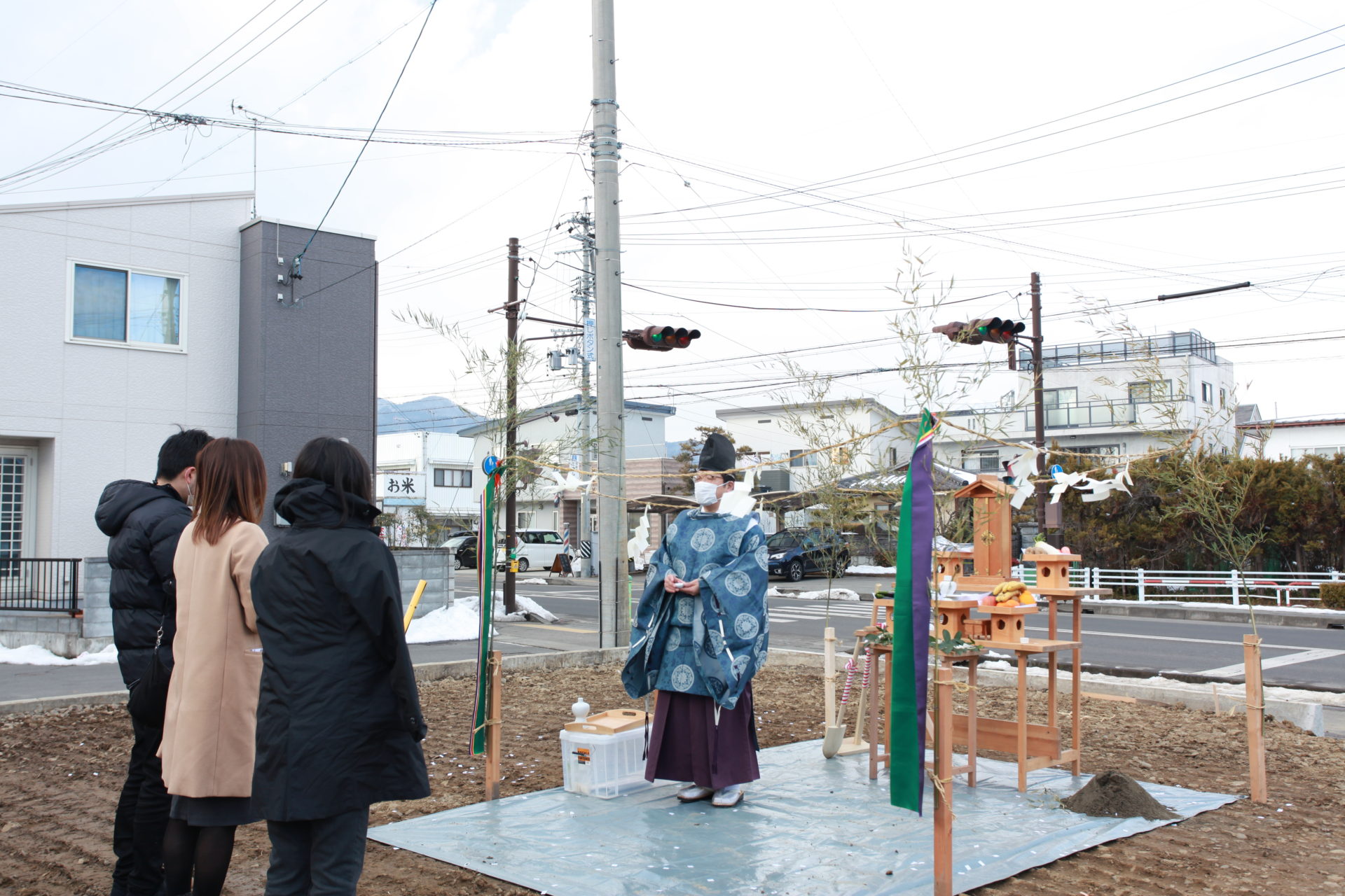 地鎮祭の写真