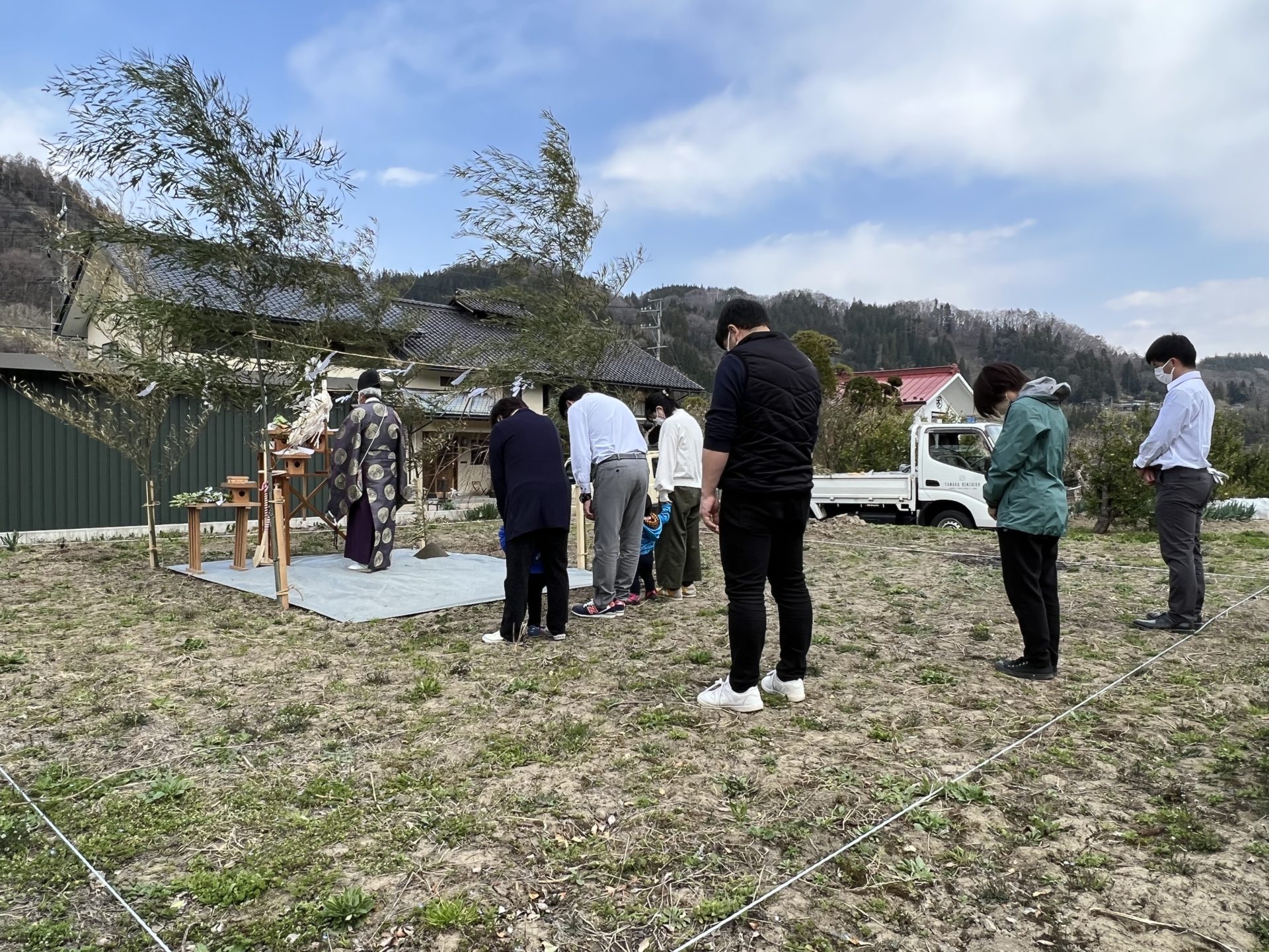 地鎮祭の写真