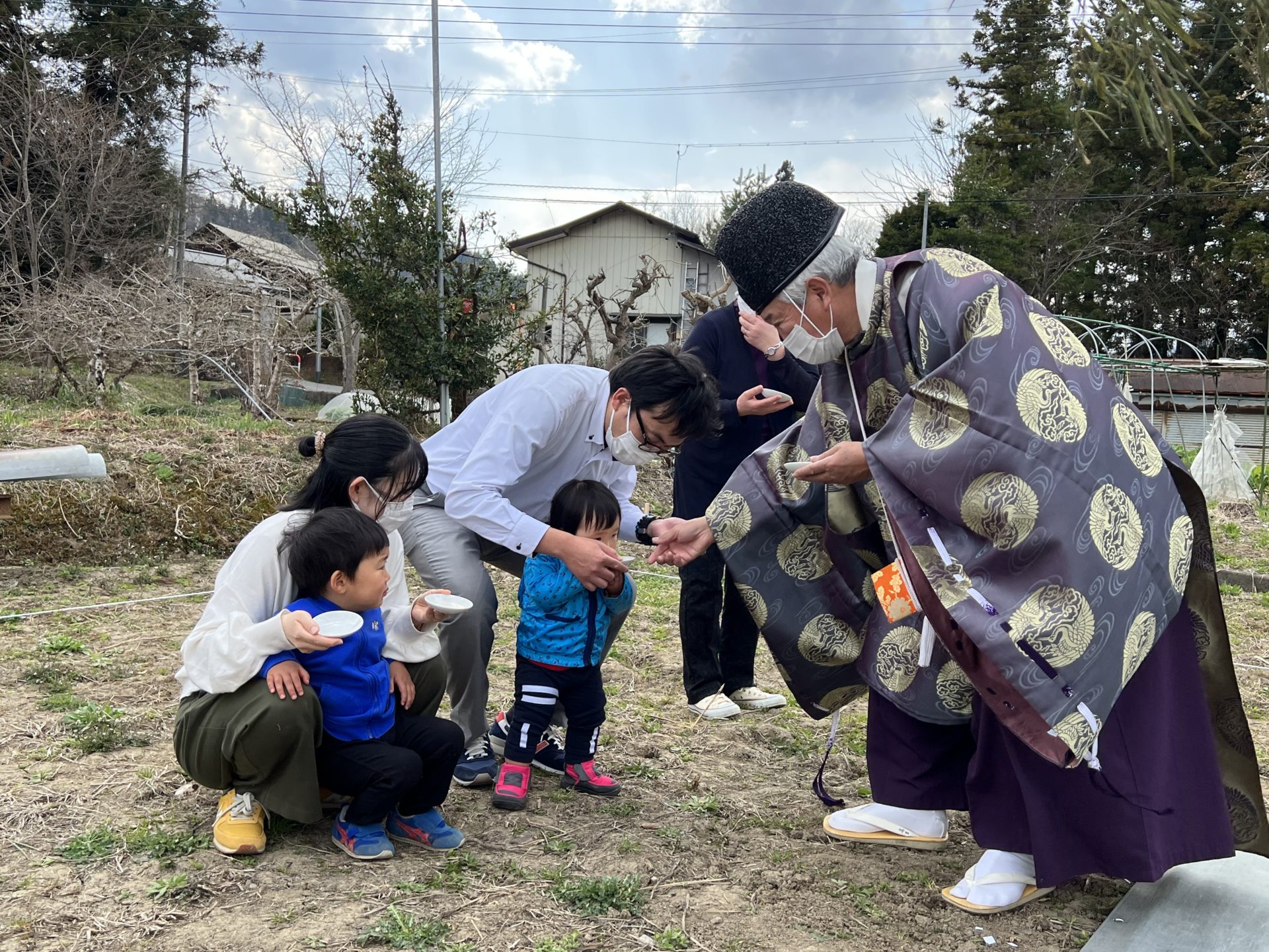 地鎮祭の写真