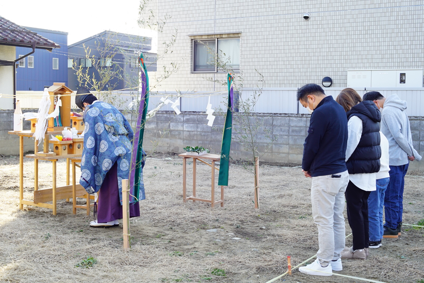 地鎮祭の写真