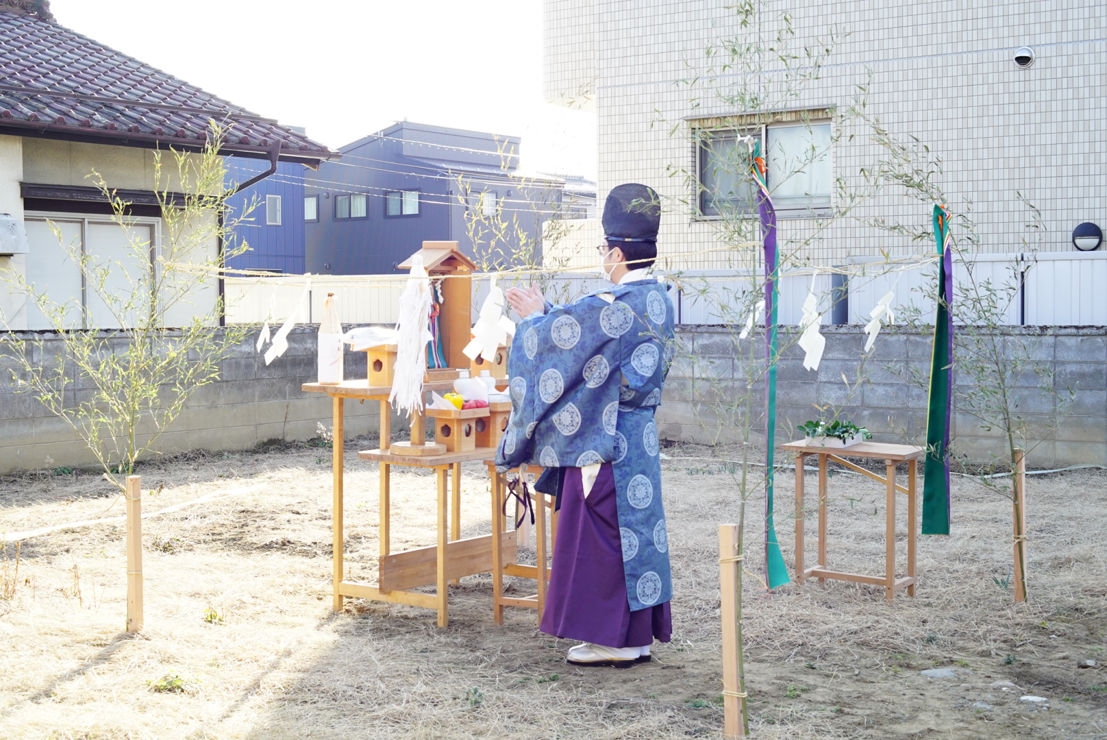 地鎮祭の写真