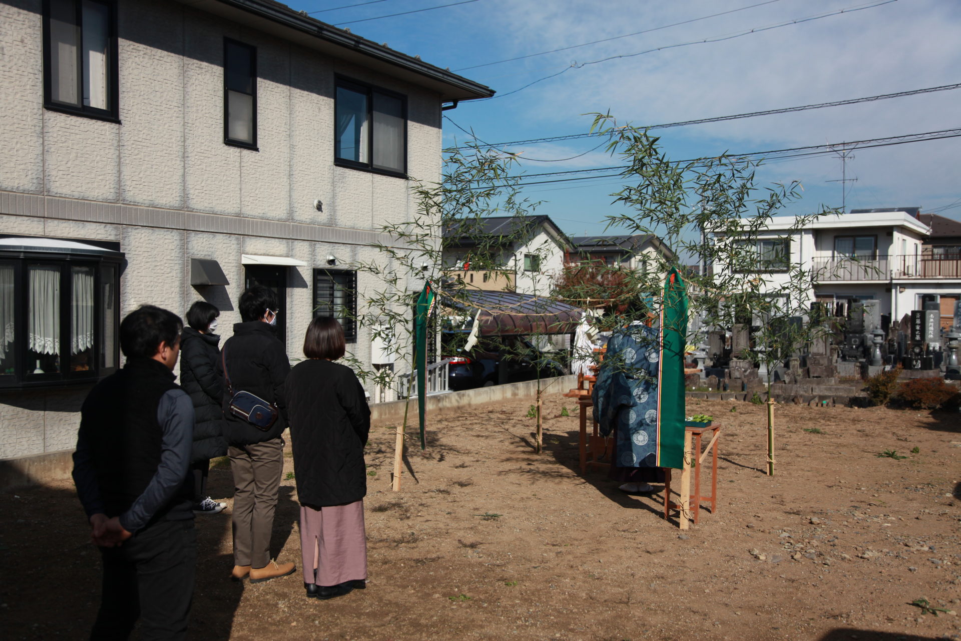 地鎮祭の写真