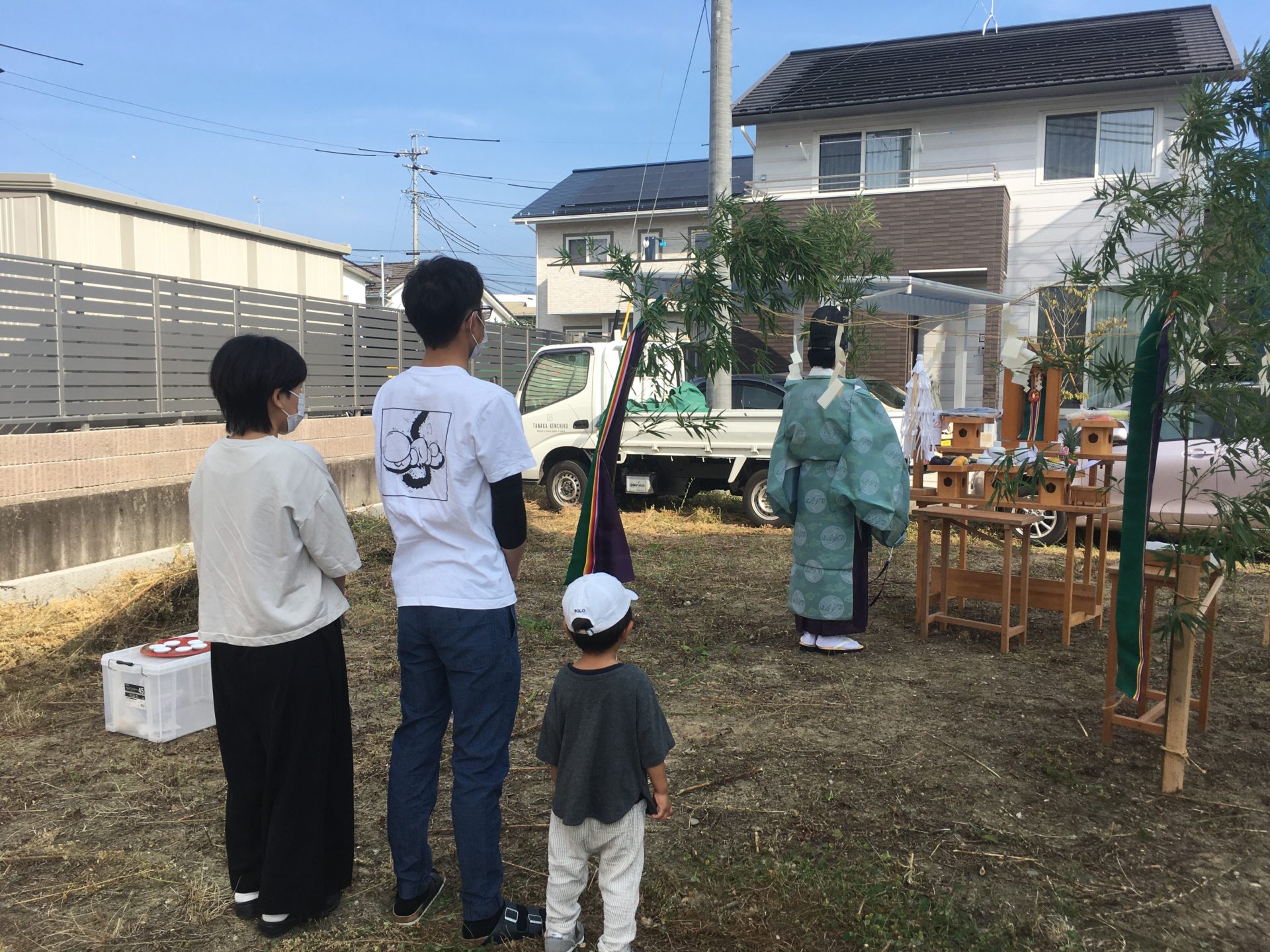 地鎮祭の写真