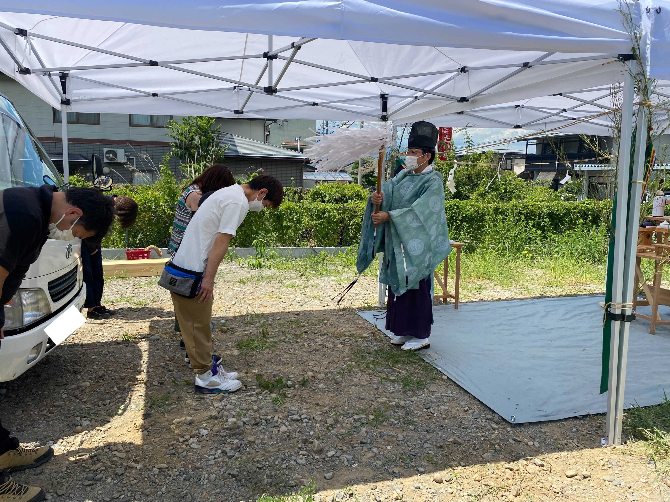 地鎮祭の写真