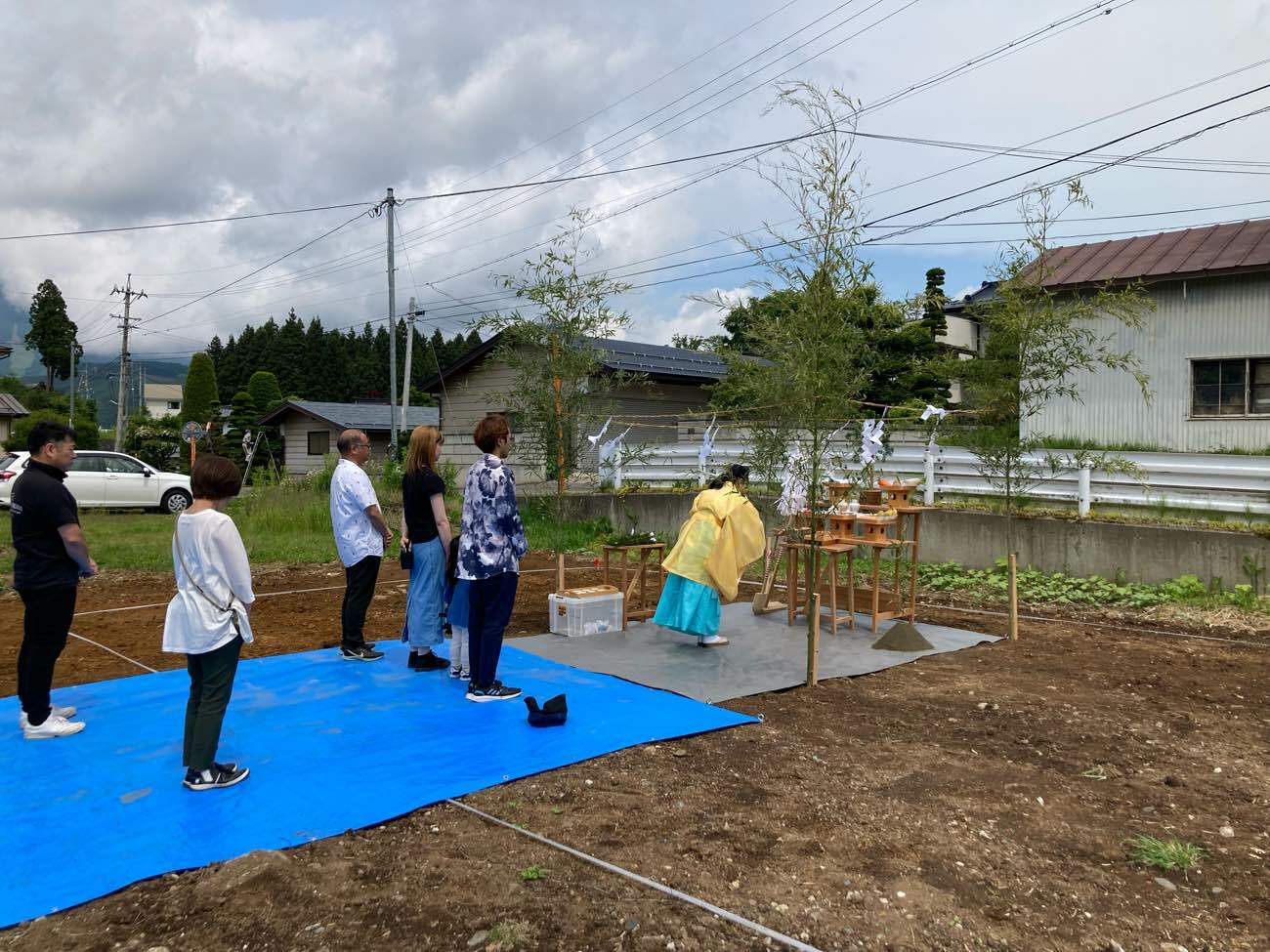 地鎮祭の写真