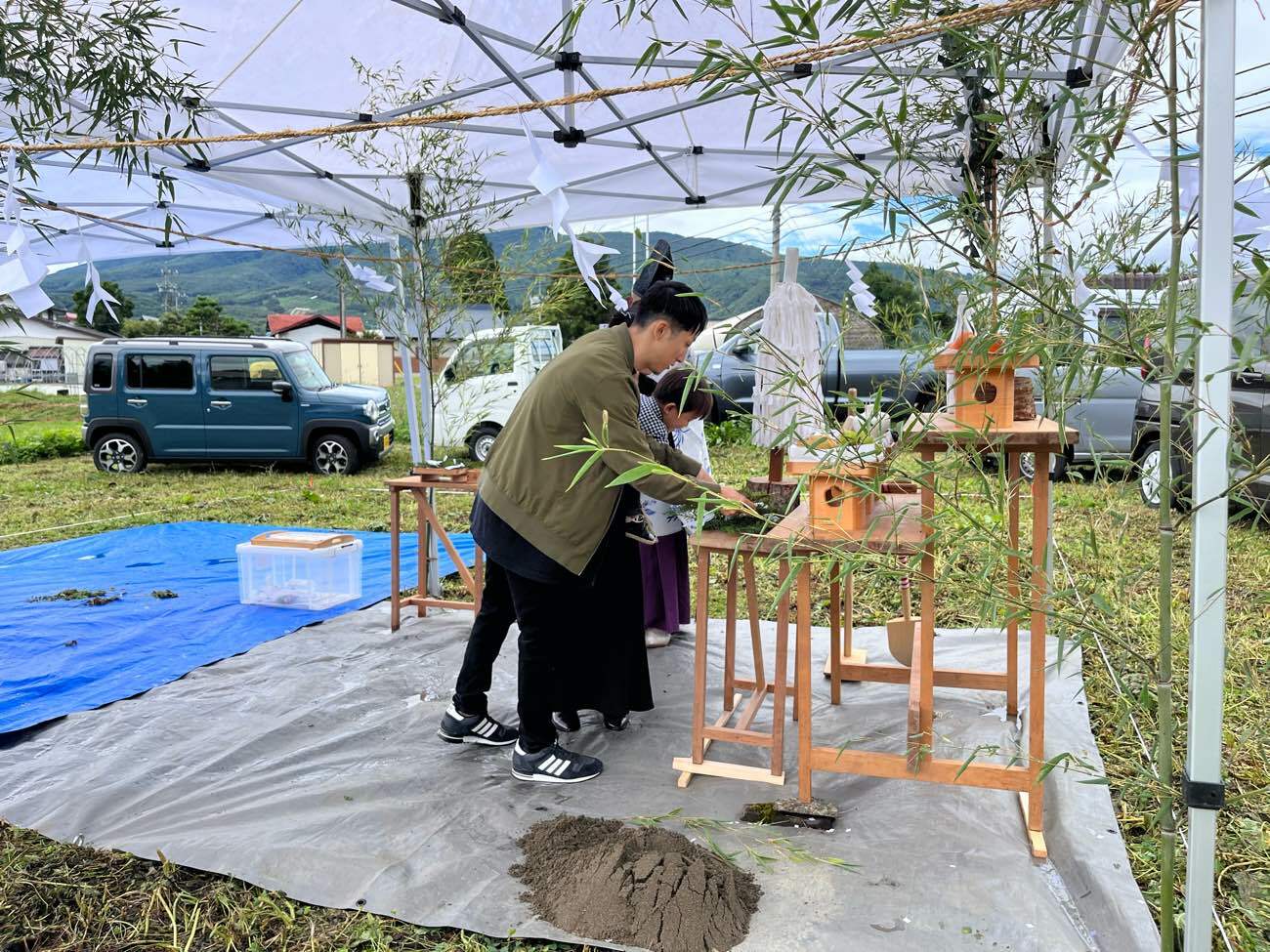 地鎮祭の写真