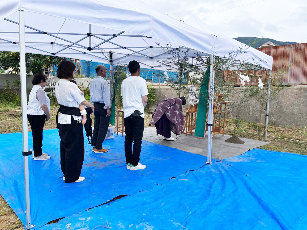 地鎮祭の写真