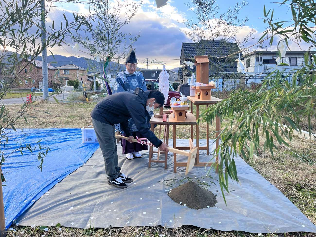 地鎮祭の写真