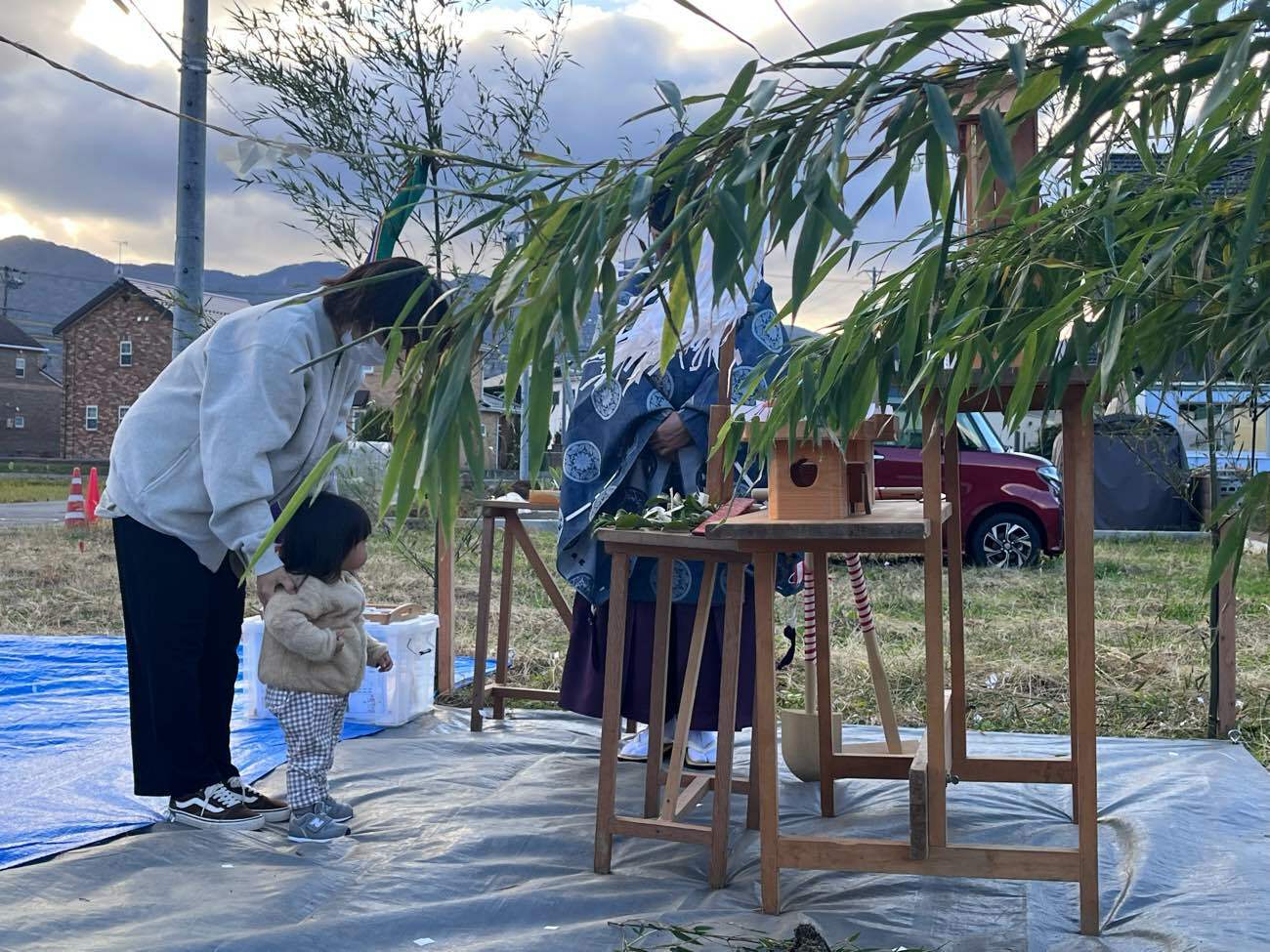 地鎮祭の写真