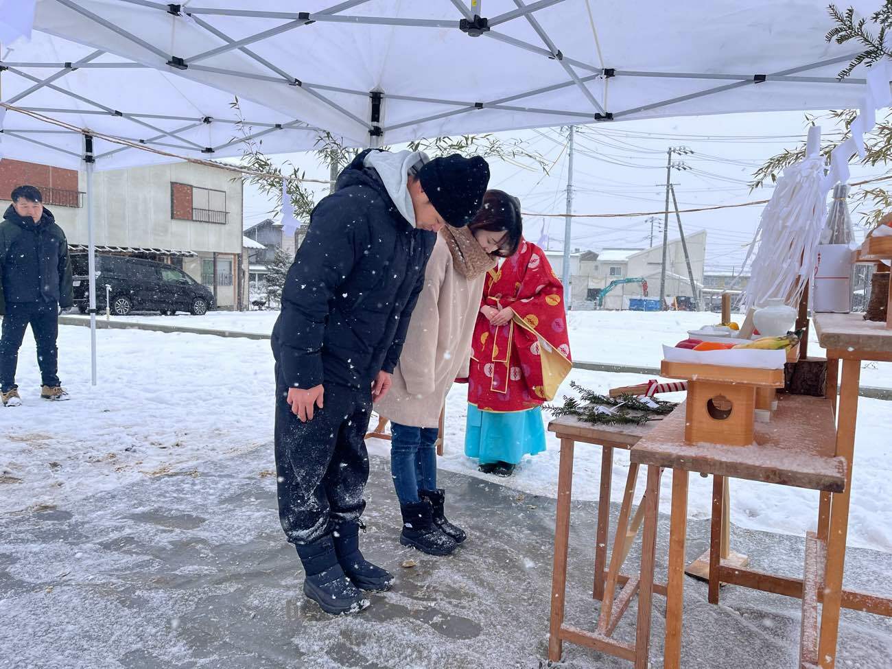 地鎮祭の写真