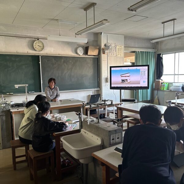 長野市　建築デザイン講座　IN　東部中学校