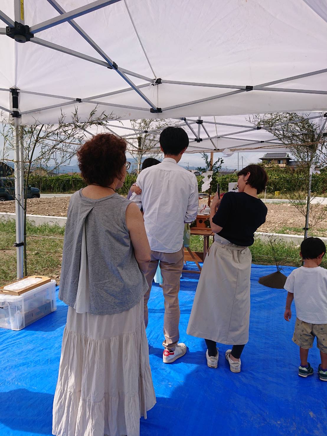 地鎮祭の写真