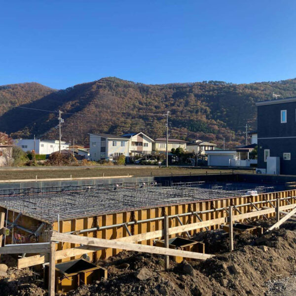 千曲市　土間リビングと薪ストーブがある平屋のお家