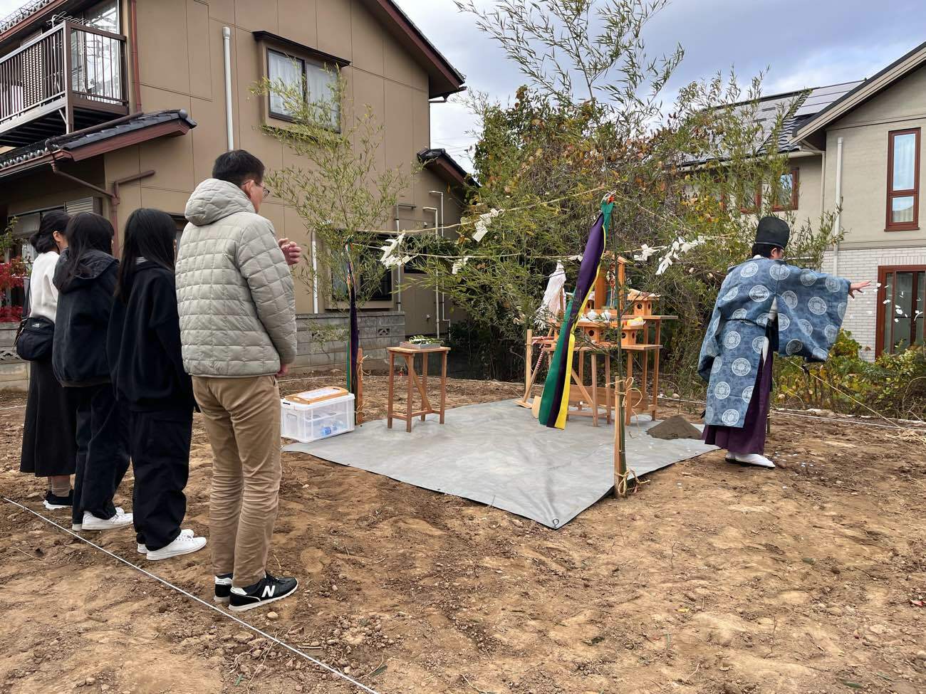 地鎮祭の写真