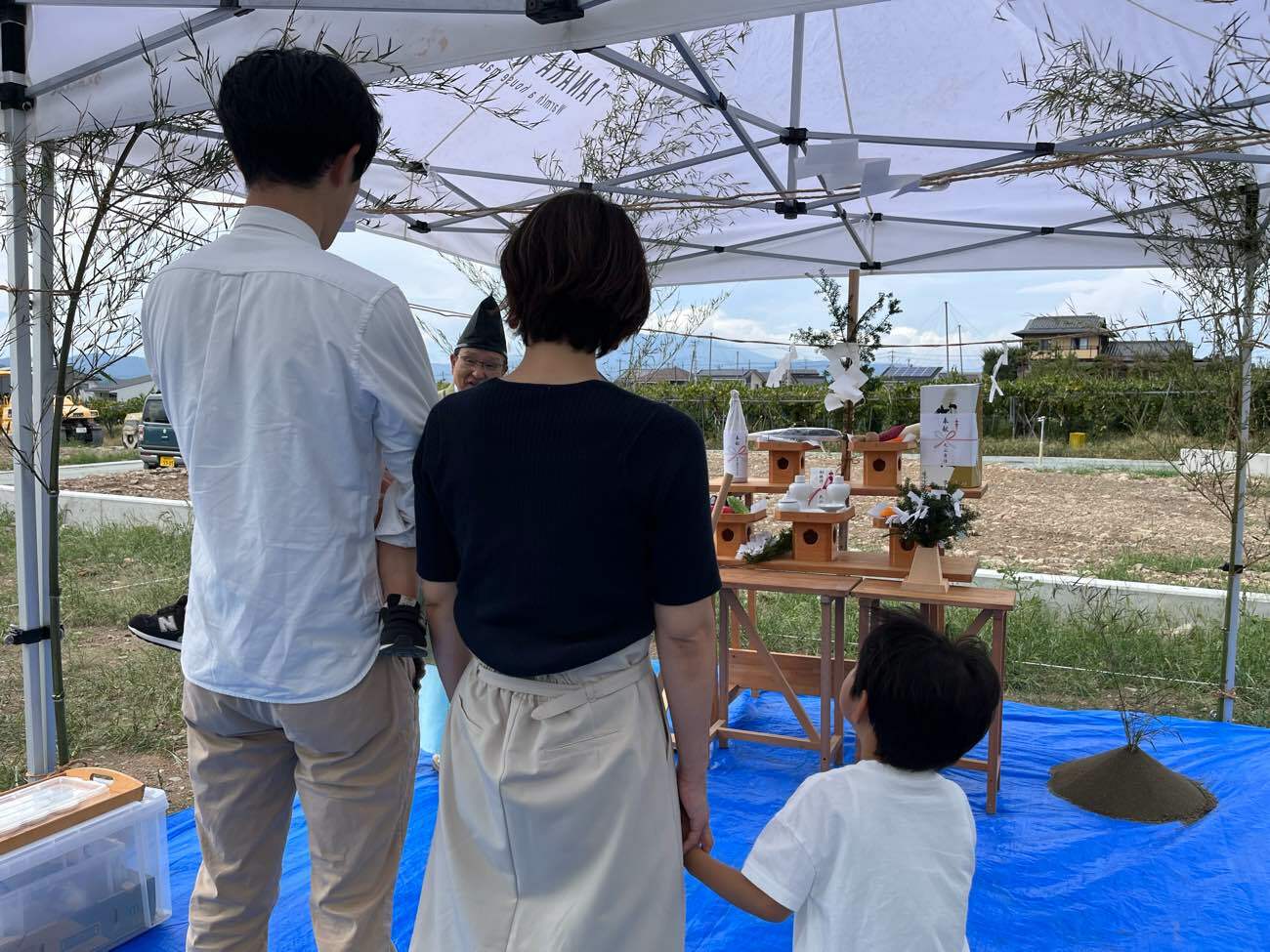 地鎮祭の写真