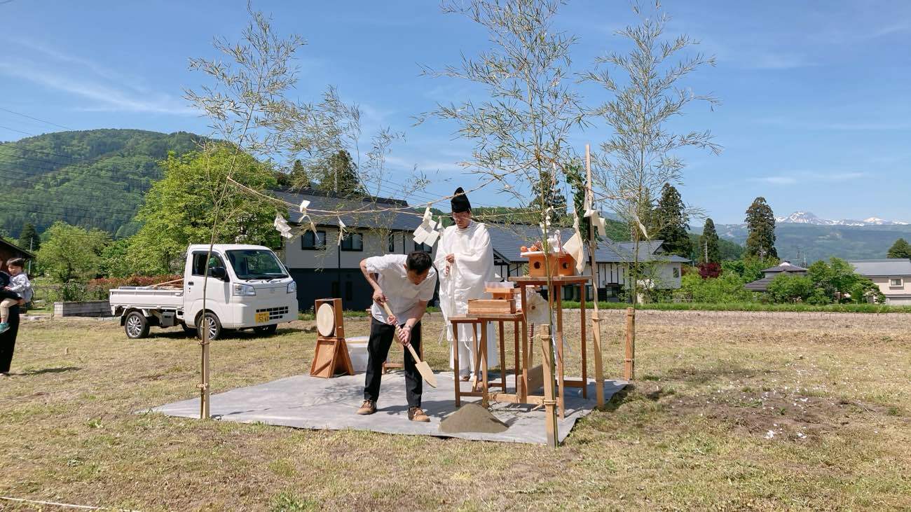 地鎮祭の写真