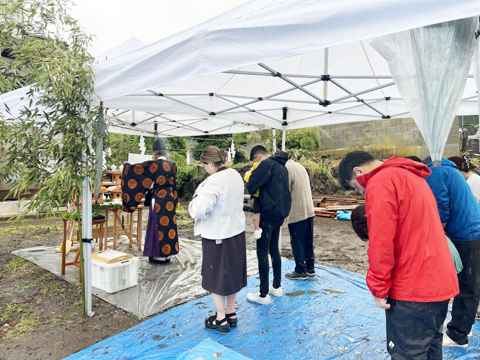地鎮祭の写真