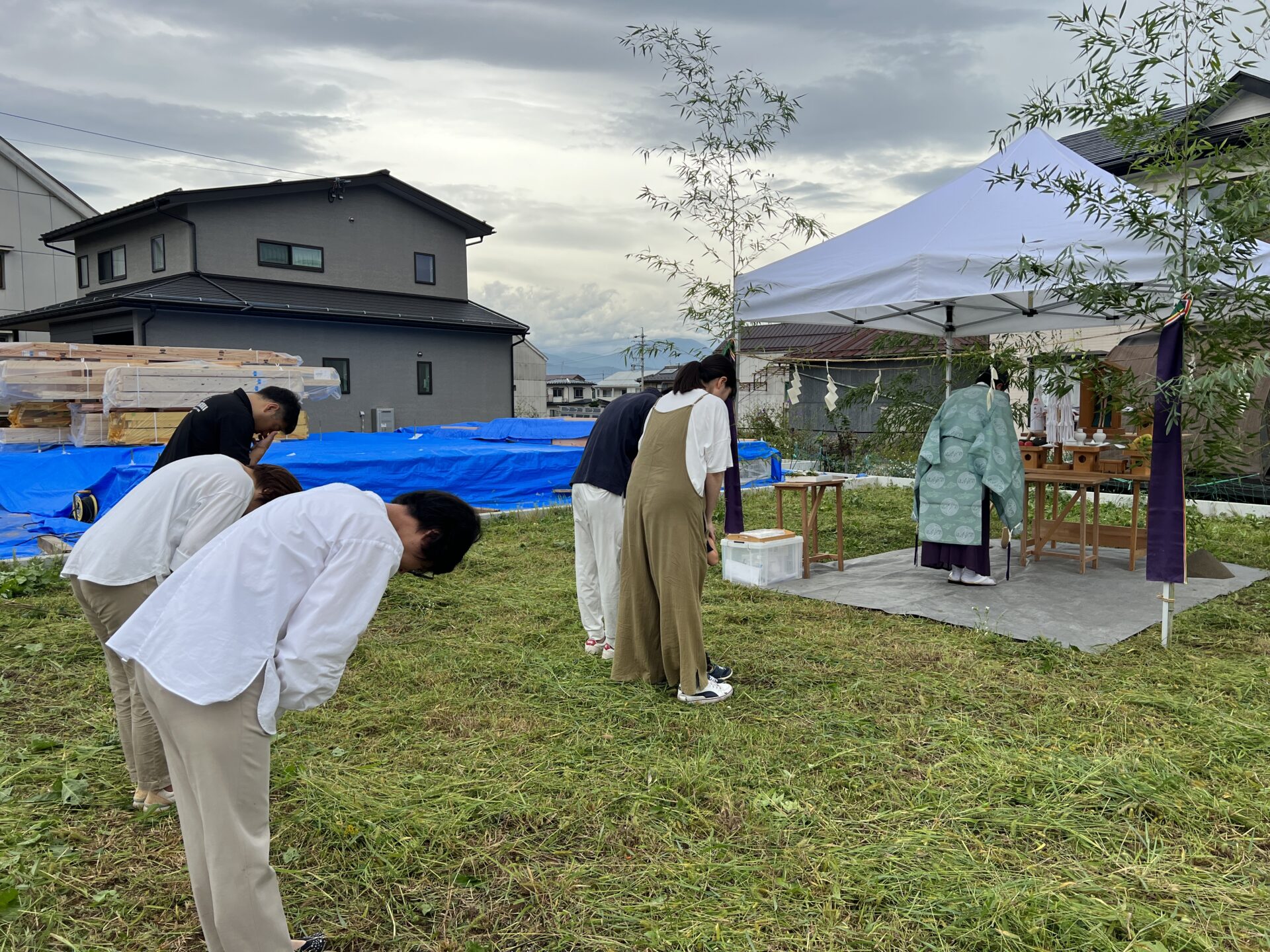 地鎮祭の写真