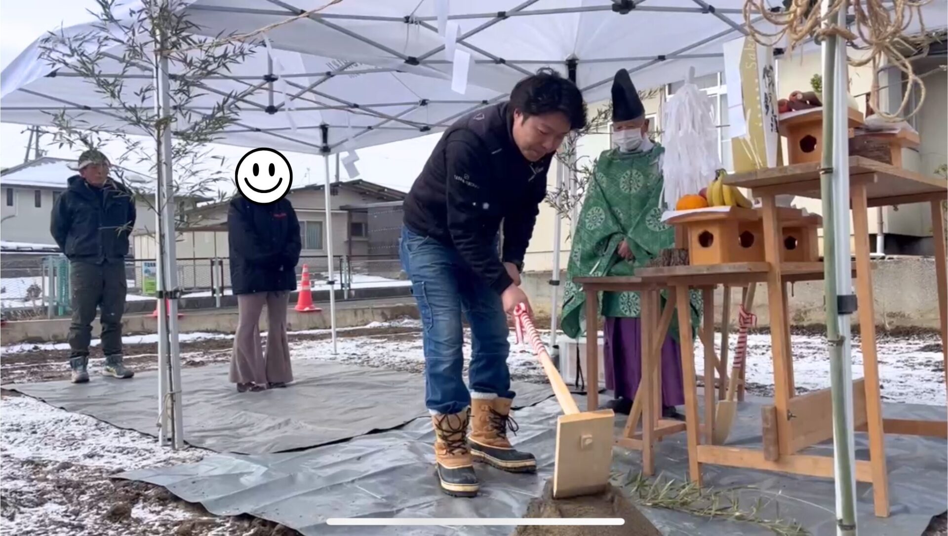 地鎮祭の写真