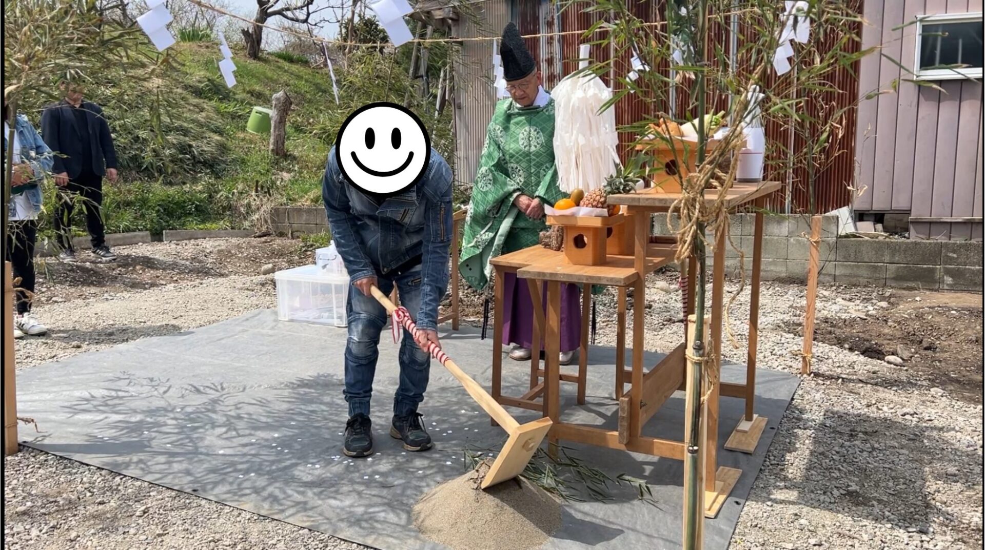 地鎮祭の写真