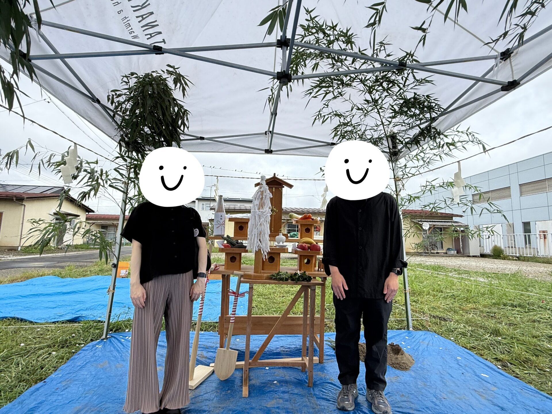 地鎮祭の写真