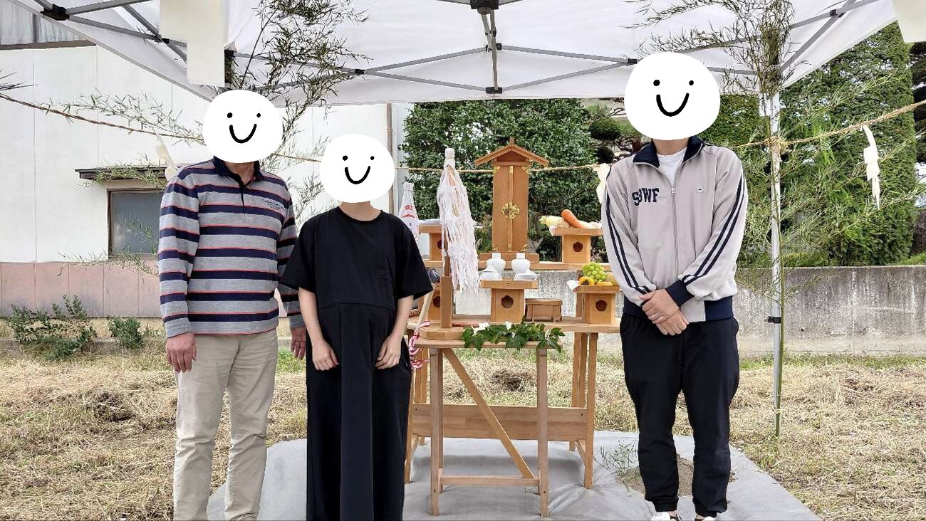 地鎮祭の写真